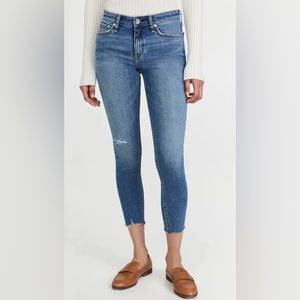 Rag & Bone Blue Ankle Jeans